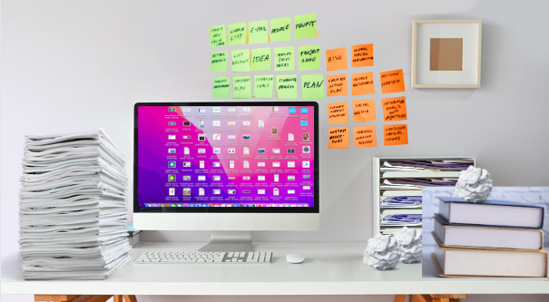 Image bureau désorganisé sans Owl Office Image bureau désorganisé sans Owl Office